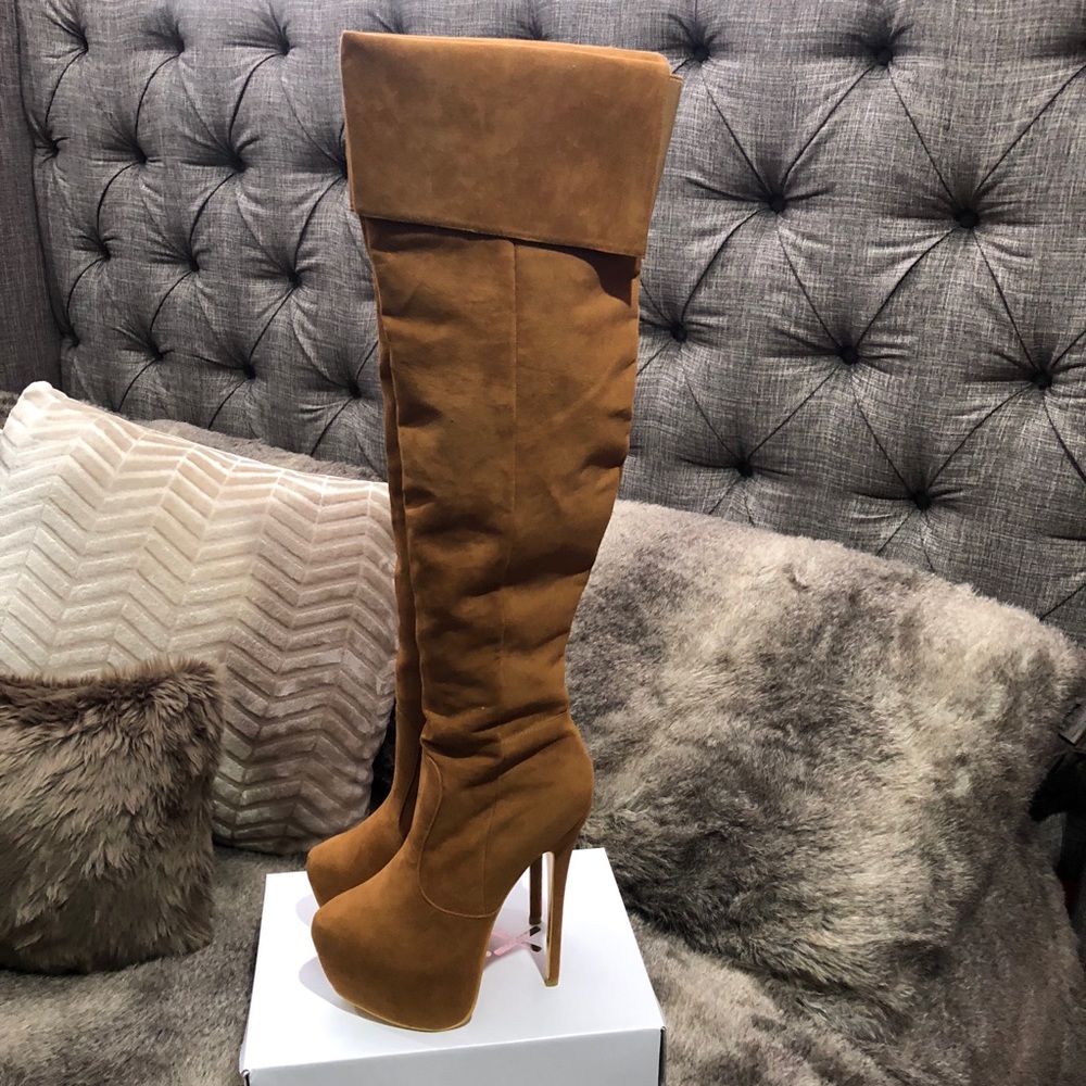 Platform Over the Knee Boots